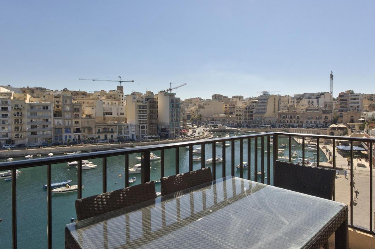 Spinola Court - Stunning Seaview Apartment & Penthouse On Spinola Bay By Shortletsmalta Saint Julian's Exterior foto