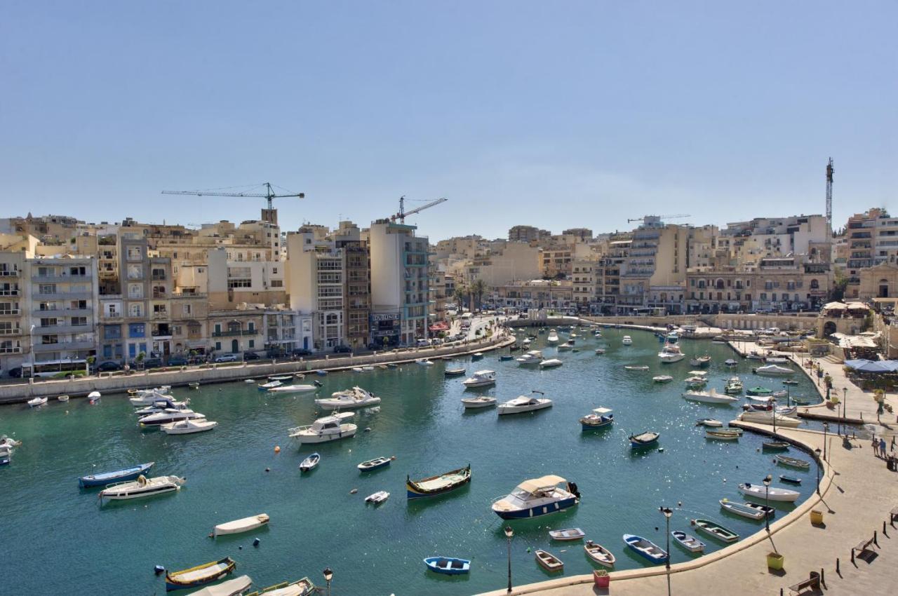 Spinola Court - Stunning Seaview Apartment & Penthouse On Spinola Bay By Shortletsmalta Saint Julian's Exterior foto