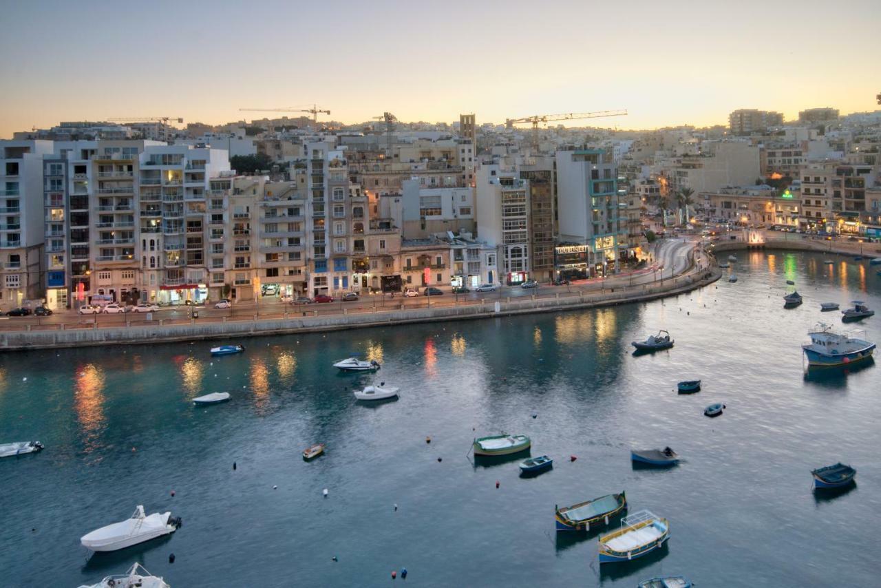 Spinola Court - Stunning Seaview Apartment & Penthouse On Spinola Bay By Shortletsmalta Saint Julian's Exterior foto